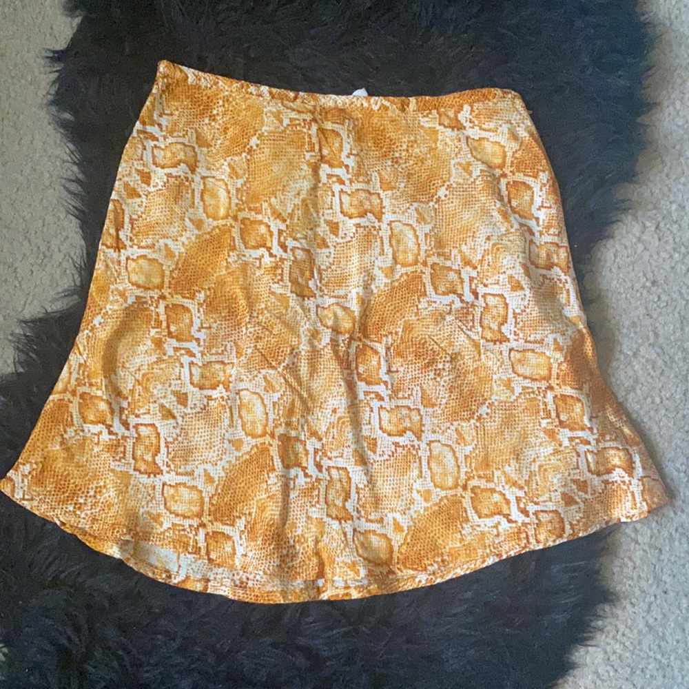 Snakeskin skirt